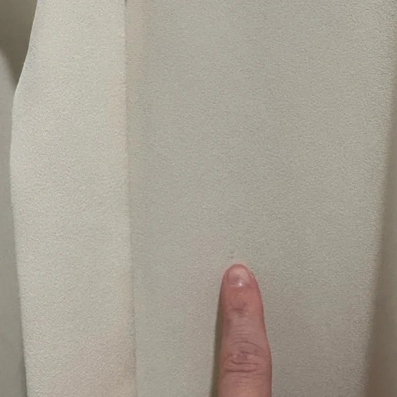 Kasper Cream Tie-Neck Sleeveless Blouse - Picture 3 of 5